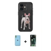 MARSİLYAN™- iPhone 11 Kılıf Nova Form Koleksiyonu - Şeffaf 360 Full Body Arka Koruyucu + Neon Fosforlu Kamera Lens - YL