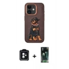 MARSİLYAN™- iPhone 11 Kılıf Nova Form Koleksiyonu - Şeffaf 360 Full Body Arka Koruyucu + PVD Metal Kamera Lens - YL