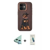 MARSİLYAN™- iPhone 11 Kılıf Nova Form Koleksiyonu - Şeffaf Pasifik Cam Ekran Koruyucu + Raze Metal Kamera Lens - MI