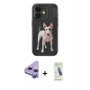 MARSİLYAN™- iPhone 11 Kılıf Nova Form Koleksiyonu - Şeffaf Pasifik Cam Ekran Koruyucu + Raze Metal Kamera Lens - MR