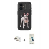 MARSİLYAN™- iPhone 11 Kılıf Nova Form Koleksiyonu - Şeffaf Pasifik Cam Ekran Koruyucu + Pers Alüminyum Kamera Lens - GD