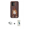 MARSİLYAN™- iPhone 11 Kılıf Nova Form Koleksiyonu - Şeffaf Pasifik Cam Ekran Koruyucu + Pers Alüminyum Kamera Lens - YL
