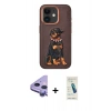 MARSİLYAN™- iPhone 11 Kılıf Nova Form Koleksiyonu - Şeffaf Pasifik Cam Ekran Koruyucu + Raze Metal Kamera Lens - MR