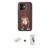 MARSİLYAN™- iPhone 11 Kılıf Nova Form Koleksiyonu - Şeffaf Pasifik Cam Ekran Koruyucu + Renkli Kamera Lens Koruma Cam - PE