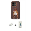 MARSİLYAN™- iPhone 11 Kılıf Nova Form Koleksiyonu - Şeffaf Pasifik Cam Ekran Koruyucu + Renkli Kamera Lens Koruma Cam - SI