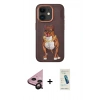 MARSİLYAN™- iPhone 11 Kılıf Nova Form Koleksiyonu - Şeffaf Pasifik Cam Ekran Koruyucu + Raze Metal Kamera Lens - SH
