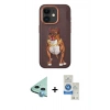 MARSİLYAN™- iPhone 11 Kılıf Nova Form Koleksiyonu - Şeffaf Royal Nano Ekran Koruyucu + Raze Metal Kamera Lens - MI