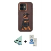 MARSİLYAN™- iPhone 11 Kılıf Nova Form Koleksiyonu - Şeffaf Royal Nano Ekran Koruyucu + Raze Metal Kamera Lens - MI