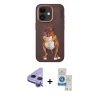 MARSİLYAN™- iPhone 11 Kılıf Nova Form Koleksiyonu - Şeffaf Royal Nano Ekran Koruyucu + Raze Metal Kamera Lens - MR