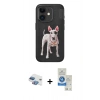 MARSİLYAN™- iPhone 11 Kılıf Nova Form Koleksiyonu - Şeffaf Royal Nano Ekran Koruyucu + Pers Alüminyum Kamera Lens - GI
