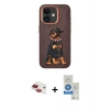 MARSİLYAN™- iPhone 11 Kılıf Nova Form Koleksiyonu - Şeffaf Royal Nano Ekran Koruyucu + Pers Alüminyum Kamera Lens - KI