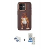 MARSİLYAN™- iPhone 11 Kılıf Nova Form Koleksiyonu - Şeffaf Royal Nano Ekran Koruyucu + Pers Alüminyum Kamera Lens - GI