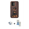 MARSİLYAN™- iPhone 11 Kılıf Nova Form Koleksiyonu - Şeffaf Royal Nano Ekran Koruyucu + Pers Alüminyum Kamera Lens - GI