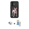 MARSİLYAN™- iPhone 11 Kılıf Nova Form Koleksiyonu - Şeffaf Royal Nano Ekran Koruyucu + Pers Alüminyum Kamera Lens - LT