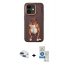 MARSİLYAN™- iPhone 11 Kılıf Nova Form Koleksiyonu - Şeffaf Royal Nano Ekran Koruyucu + Pers Alüminyum Kamera Lens - LT