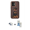 MARSİLYAN™- iPhone 11 Kılıf Nova Form Koleksiyonu - Şeffaf Royal Nano Ekran Koruyucu + Pers Alüminyum Kamera Lens - LT