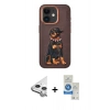 MARSİLYAN™- iPhone 11 Kılıf Nova Form Koleksiyonu - Şeffaf Royal Nano Ekran Koruyucu + Raze Metal Kamera Lens - GS