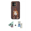 MARSİLYAN™- iPhone 11 Kılıf Nova Form Koleksiyonu - Şeffaf Royal Nano Ekran Koruyucu + Raze Metal Kamera Lens - KI