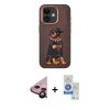 MARSİLYAN™- iPhone 11 Kılıf Nova Form Koleksiyonu - Şeffaf Royal Nano Ekran Koruyucu + Raze Metal Kamera Lens - SH