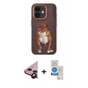 MARSİLYAN™- iPhone 11 Kılıf Nova Form Koleksiyonu - Şeffaf Royal Nano Ekran Koruyucu + Raze Metal Kamera Lens - SH