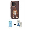 MARSİLYAN™- iPhone 11 Kılıf Nova Form Koleksiyonu - Şeffaf Royal Nano Ekran Koruyucu + Neon Fosforlu Kamera Lens - YL