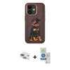 MARSİLYAN™- iPhone 11 Kılıf Nova Form Koleksiyonu - Şeffaf Royal Nano Ekran Koruyucu + Pers Alüminyum Kamera Lens - YL