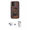 MARSİLYAN™- iPhone 11 Kılıf Nova Form Koleksiyonu - Şeffaf Uv Polymer Nano Ekran Koruyucu + Pers Alüminyum Kamera Lens - GI