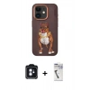 MARSİLYAN™- iPhone 11 Kılıf Nova Form Koleksiyonu - Şeffaf Uv Polymer Nano Ekran Koruyucu + PVD Metal Kamera Lens - MI