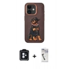 MARSİLYAN™- iPhone 11 Kılıf Nova Form Koleksiyonu - Şeffaf Uv Polymer Nano Ekran Koruyucu + PVD Metal Kamera Lens - MI