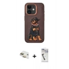 MARSİLYAN™- iPhone 11 Kılıf Nova Form Koleksiyonu - Şeffaf Uv Polymer Nano Ekran Koruyucu + Pers Alüminyum Kamera Lens - GD