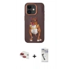 MARSİLYAN™- iPhone 11 Kılıf Nova Form Koleksiyonu - Şeffaf Uv Polymer Nano Ekran Koruyucu + Pers Alüminyum Kamera Lens - KI