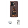 MARSİLYAN™- iPhone 11 Kılıf Nova Form Koleksiyonu - Şeffaf Uv Polymer Nano Ekran Koruyucu + Pers Alüminyum Kamera Lens - LT