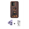 MARSİLYAN™- iPhone 11 Kılıf Nova Form Koleksiyonu - Şeffaf Uv Polymer Nano Ekran Koruyucu + Raze Metal Kamera Lens - MR