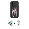 MARSİLYAN™- iPhone 11 Kılıf Nova Form Koleksiyonu - Şeffaf Uv Polymer Nano Ekran Koruyucu + Raze Metal Kamera Lens - KI