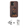 MARSİLYAN™- iPhone 11 Kılıf Nova Form Koleksiyonu - Şeffaf Uv Polymer Nano Ekran Koruyucu + Raze Metal Kamera Lens - GS