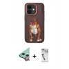 MARSİLYAN™- iPhone 11 Kılıf Nova Form Koleksiyonu - Şeffaf Uv Polymer Nano Ekran Koruyucu + Raze Metal Kamera Lens - KI