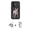 MARSİLYAN™- iPhone 11 Kılıf Nova Form Koleksiyonu - Şeffaf Uv Polymer Nano Ekran Koruyucu + Raze Metal Kamera Lens - GS