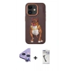 MARSİLYAN™- iPhone 11 Kılıf Nova Form Koleksiyonu - Şeffaf Uv Polymer Nano Ekran Koruyucu + Raze Metal Kamera Lens - MR