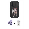 MARSİLYAN™- iPhone 11 Kılıf Nova Form Koleksiyonu - Şeffaf Uv Polymer Nano Ekran Koruyucu + Raze Metal Kamera Lens - MR