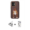 MARSİLYAN™- iPhone 11 Kılıf Nova Form Koleksiyonu - Şeffaf Uv Polymer Nano Ekran Koruyucu + Raze Metal Kamera Lens - GS