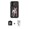 MARSİLYAN™- iPhone 11 Kılıf Nova Form Koleksiyonu - Şeffaf Uv Polymer Nano Ekran Koruyucu + Yeşil PVD Metal Kamera Lens