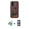 MARSİLYAN™- iPhone 11 Kılıf Nova Form Koleksiyonu - Siyah 34D Hayalet Izgaralı Cam + Raze Metal Kamera Lens - MI