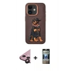 MARSİLYAN™- iPhone 11 Kılıf Nova Form Koleksiyonu - Siyah 34D Hayalet Izgaralı Cam + Raze Metal Kamera Lens - SH