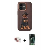MARSİLYAN™- iPhone 11 Kılıf Nova Form Koleksiyonu - Siyah 360 Mat Full Body Arka Koruyucu + Pers Alüminyum Kamera Lens - KI