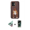 MARSİLYAN™- iPhone 11 Kılıf Nova Form Koleksiyonu - Siyah 360 Mat Full Body Arka Koruyucu + Raze Metal Kamera Lens - KI