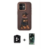 MARSİLYAN™- iPhone 11 Kılıf Nova Form Koleksiyonu - Siyah 360 Mat Full Body Arka Koruyucu + PVD Metal Kamera Lens - TU