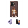 MARSİLYAN™- iPhone 11 Kılıf Nova Form Koleksiyonu - Siyah 3D Antistatik Mat Seramik Nano Ekran Koruyucu + Raze Metal Kamera Lens - MR
