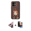 MARSİLYAN™- iPhone 11 Kılıf Nova Form Koleksiyonu - Siyah 3D Antistatik Mat Seramik Nano Ekran Koruyucu + Raze Metal Kamera Lens - SH
