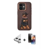 MARSİLYAN™- iPhone 11 Kılıf Nova Form Koleksiyonu - Siyah 3D Antistatik Mat Seramik Nano Ekran Koruyucu + Raze Metal Kamera Lens - GS