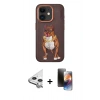 MARSİLYAN™- iPhone 11 Kılıf Nova Form Koleksiyonu - Siyah 3D Antistatik Mat Seramik Nano Ekran Koruyucu + Raze Metal Kamera Lens - GS